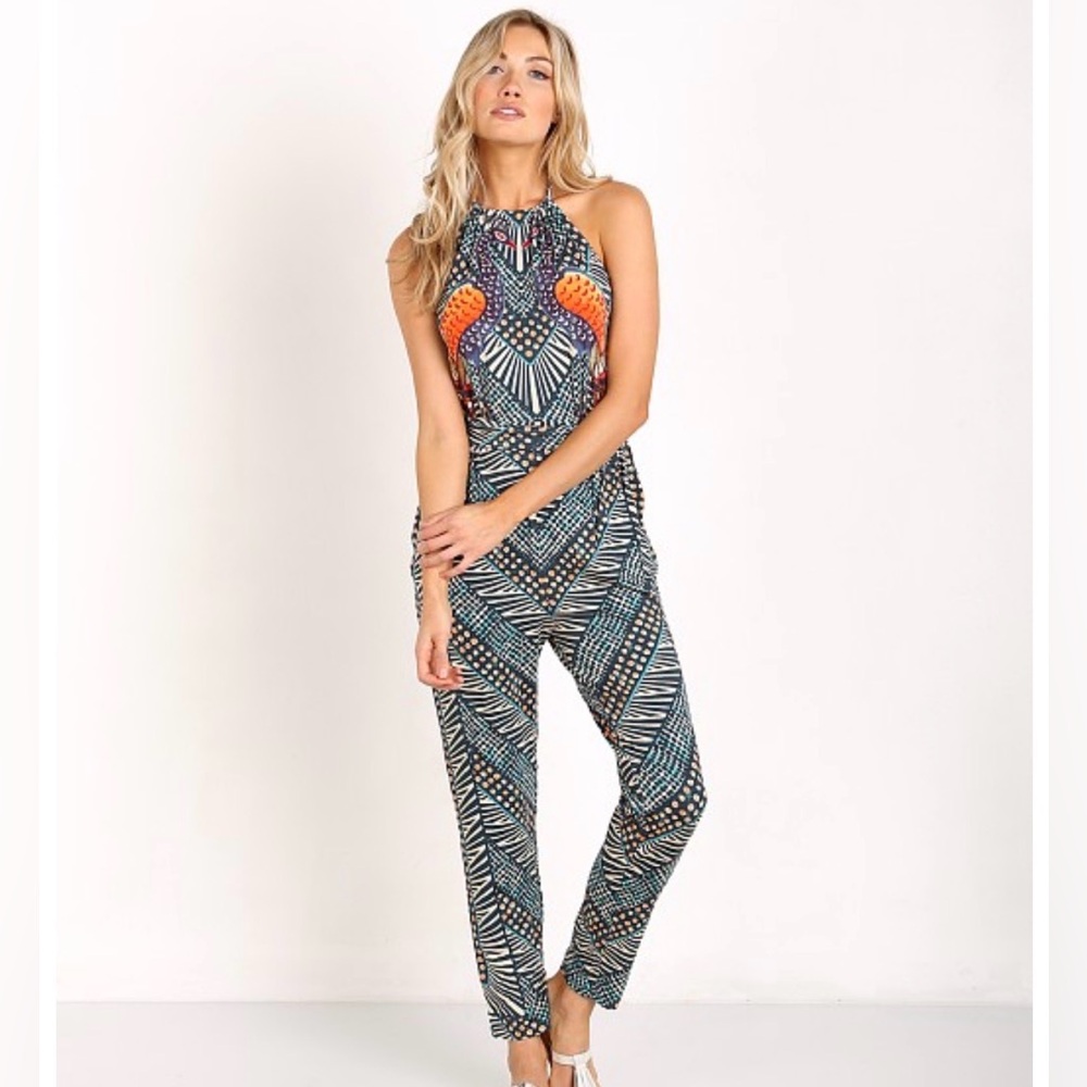Mara Hoffman Swim Peacock Jumpsuit Size S
